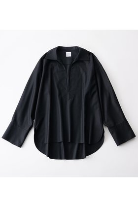 【グッド ピープル グッド ステッチング グッド プロダクト/GOOD PEOPLE GOOD STITCHING GOOD PRODUCT】 ロング スリーブ スキッパー シャツ人気、トレンドファッション・服の通販 founy(ファニー) ファッション Fashion レディースファッション Fashion for Women トップス・カットソー Cut & Sew Tops シャツ・ブラウス・オフィスカジュアル Elegant Blouses & Button-Ups スキッパー Skipper, Open Collar スリーブ Sleeve, Long Sleeve / Short Sleeve ロング Long, Long-Length 新作・新入荷 New Arrivals / New In |ID:prp329100004756677