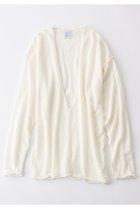 【グッド ピープル グッド ステッチング グッド プロダクト/GOOD PEOPLE GOOD STITCHING GOOD PRODUCT】のディープ V ネック ロング スリーブ プルオーバー ウィズ ストール オフホワイト|ID: prp329100004756678 ipo3291000000036042331