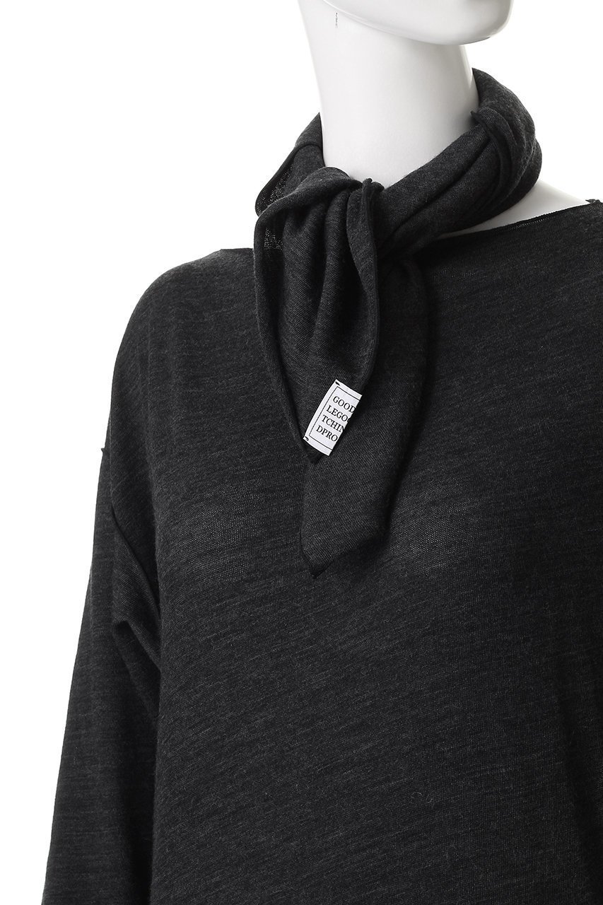 【グッド ピープル グッド ステッチング グッド プロダクト/GOOD PEOPLE GOOD STITCHING GOOD PRODUCT】のロール ネック ロング スリーブ プルオーバー ウィズ ストール 人気、トレンドファッション・服の通販 founy(ファニー)  ファッション Fashion レディースファッション Fashion for Women ストール Stole, Wrap スリーブ Sleeve, Long Sleeve / Short Sleeve ロング Long, Long-Length エレガント 上品 Elegant 新作・新入荷 New Arrivals / New In other-6|ID: prp329100004756679 ipo3291000000034409483