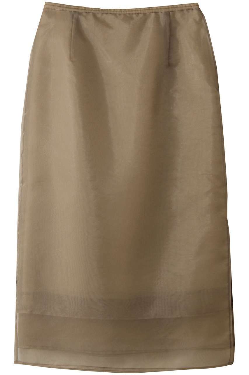 【ハー/HER.】のマットオーガンジースカート インテリア・キッズ・メンズ・レディースファッション・服の通販 founy(ファニー)  ファッション Fashion レディースファッション Fashion for Women スカート Skirts ロングスカート Long Skirts / Maxi & Midi Skirts エアリー Airy Texture オーガンジー Organza Fabric スニーカー Sneakers, Trainers スリット Slit, Slit Detail フラット Flat, Flat Shoes ロング Long, Long-Length エレガント 上品 Elegant 新作・新入荷 New Arrivals / New In ベージュ|ID: prp329100004756687 ipo3291000000034409610