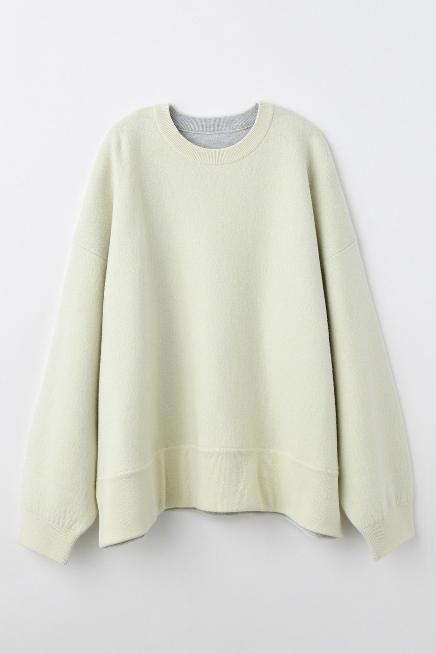 【エンフォルド/ENFOLD】のREVERSIBLE PULLOVER インテリア・キッズ・メンズ・レディースファッション・服の通販 founy(ファニー) ファッション Fashion レディースファッション Fashion for Women トップス・カットソー Cut & Sew Tops ニット Knit Tops & Sweaters カジュアルプルオーバー・ニットトップス Pullovers & Knit Tops / Casual Pullovers ダブル Double, Double-Breasted フェイス Face, Facial Design ベーシック Basic, Essential ベージュ|ID: prp329100004757708 ipo3291000000034419927