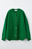 【エンフォルド/ENFOLD】のCIRCLE CARDIGAN グリーン|ID: prp329100004757709 ipo3291000000034419930
