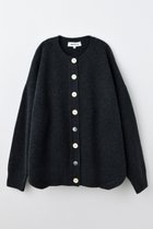 【エンフォルド/ENFOLD】のCIRCLE CARDIGAN チャコールグレー|ID: prp329100004757709 ipo3291000000034419931