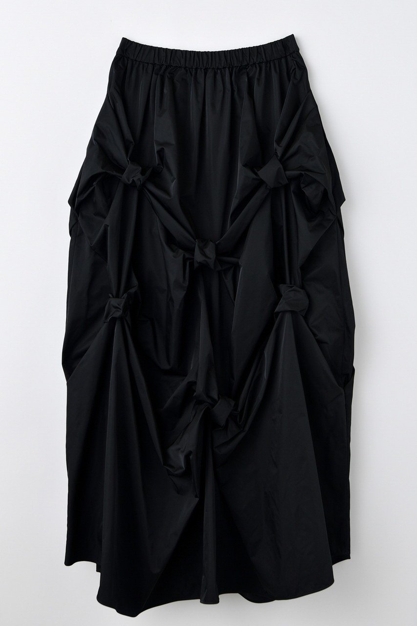 【エンフォルド/ENFOLD】のTACK VOLUME SKIRT インテリア・キッズ・メンズ・レディースファッション・服の通販 founy(ファニー) ファッション Fashion レディースファッション Fashion for Women スカート Skirts ロングスカート Long Skirts / Maxi & Midi Skirts スクエア Square, Square Shape ツイル Twist, Twisted Detail ランダム Random, Irregular ロング Long, Long-Length エレガント 上品 Elegant 再入荷 Restock / Back in Stock ブラック|ID: prp329100004757714 ipo3291000000034419954