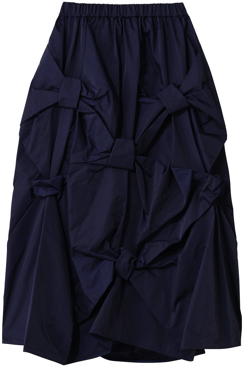 【エンフォルド/ENFOLD】のTACK VOLUME SKIRT インテリア・キッズ・メンズ・レディースファッション・服の通販 founy(ファニー) 　ファッション　Fashion　レディースファッション　Fashion for Women　スカート　Skirts　ロングスカート　Long Skirts / Maxi & Midi Skirts　スクエア　Square, Square Shape　ツイル　Twist, Twisted Detail　ランダム　Random, Irregular　ロング　Long, Long-Length　エレガント 上品　Elegant　ダークブルー|ID: prp329100004757714 ipo3291000000035386407