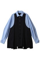 【エンフォルド/ENFOLD】のPANEL-HEM PULLOVER ダークネイビー|ID: prp329100004757715 ipo3291000000035668916
