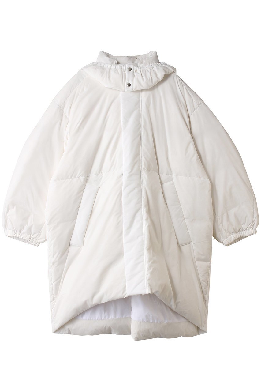 【エンフォルド/ENFOLD】のMONSTER COAT インテリア・キッズ・メンズ・レディースファッション・服の通販 founy(ファニー) 　ファッション　Fashion　レディースファッション　Fashion for Women　アウター　Coat / Outerwear Collection　コート・ロングコート・ピーコート　Long Coats, Peacoats & More　アウトドア　Outdoor Clothing　インナー　Innerwear　エレガント 上品　Elegant　ダウン　Down, Puffer　バランス　Balance, Style Balance　ロング　Long, Long-Length　軽量　Lightweight, Ultra Light　ホワイト|ID: prp329100004757721 ipo3291000000035727424