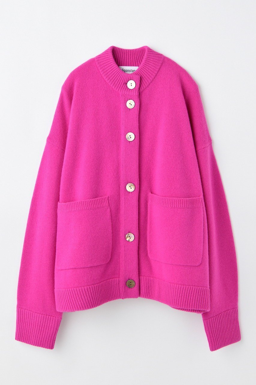 【ナゴンスタンス/nagonstans】のbox cardigan インテリア・キッズ・メンズ・レディースファッション・服の通販 founy(ファニー) 　ファッション　Fashion　レディースファッション　Fashion for Women　トップス・カットソー　Cut & Sew Tops　ニット　Knit Tops & Sweaters　カーディガン・羽織り　Layered Style Cardigans　カジュアルプルオーバー・ニットトップス　Pullovers & Knit Tops / Casual Pullovers　カーディガン　Cardigan, Knitwear　ベーシック　Basic, Essential　ボックス　Boxy, Box Shape　リラックス　Relax, Relaxed Fit　Flamingo|ID: prp329100004757723 ipo3291000000036067225