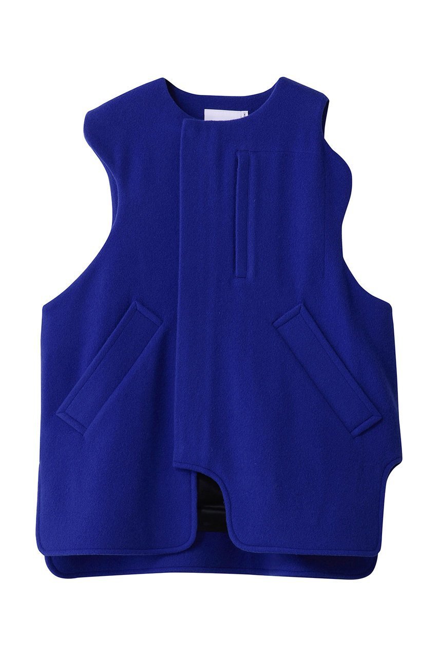 【ナゴンスタンス/nagonstans】のasymmetry vest インテリア・キッズ・メンズ・レディースファッション・服の通販 founy(ファニー) 　ファッション　Fashion　レディースファッション　Fashion for Women　アウター　Coat / Outerwear Collection　レディースジャケット・軽アウター　Jackets　ジャケット　Jacket, Outerwear　ベスト　Vest, Waistcoat　ポケット　Pocket, Pocket Detail　Sky|ID: prp329100004757728 ipo3291000000035727454
