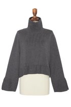 【デイジーリン/DAISY LIN】のしっとりウール High Neck Sweater ミディアムグレー|ID: prp329100004757733 ipo3291000000035680066