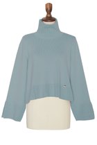 【デイジーリン/DAISY LIN】のしっとりウール High Neck Sweater スモーキーブルー|ID: prp329100004757733 ipo3291000000035680067