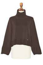 【デイジーリン/DAISY LIN】のしっとりウール High Neck Sweater ダークブラウン|ID: prp329100004757733 ipo3291000000035680069