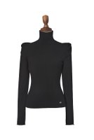 【デイジーリン/DAISY LIN】のRose Shoulder Knit 人気、トレンドファッション・服の通販 founy(ファニー) ファッション Fashion レディースファッション Fashion for Women トップス・カットソー Cut & Sew Tops ニット Knit Tops & Sweaters カジュアルプルオーバー・ニットトップス Pullovers & Knit Tops / Casual Pullovers エレガント 上品 Elegant スクエア Square, Square Shape ハイネック High Neck, Mock Neck フィット Fit, Slim Fit 人気 Popular, Best Seller 再入荷 Restock / Back in Stock |ID:prp329100004757748