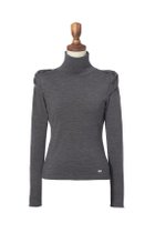 【デイジーリン/DAISY LIN】のRose Shoulder Knit ミディアムグレー|ID:prp329100004757748