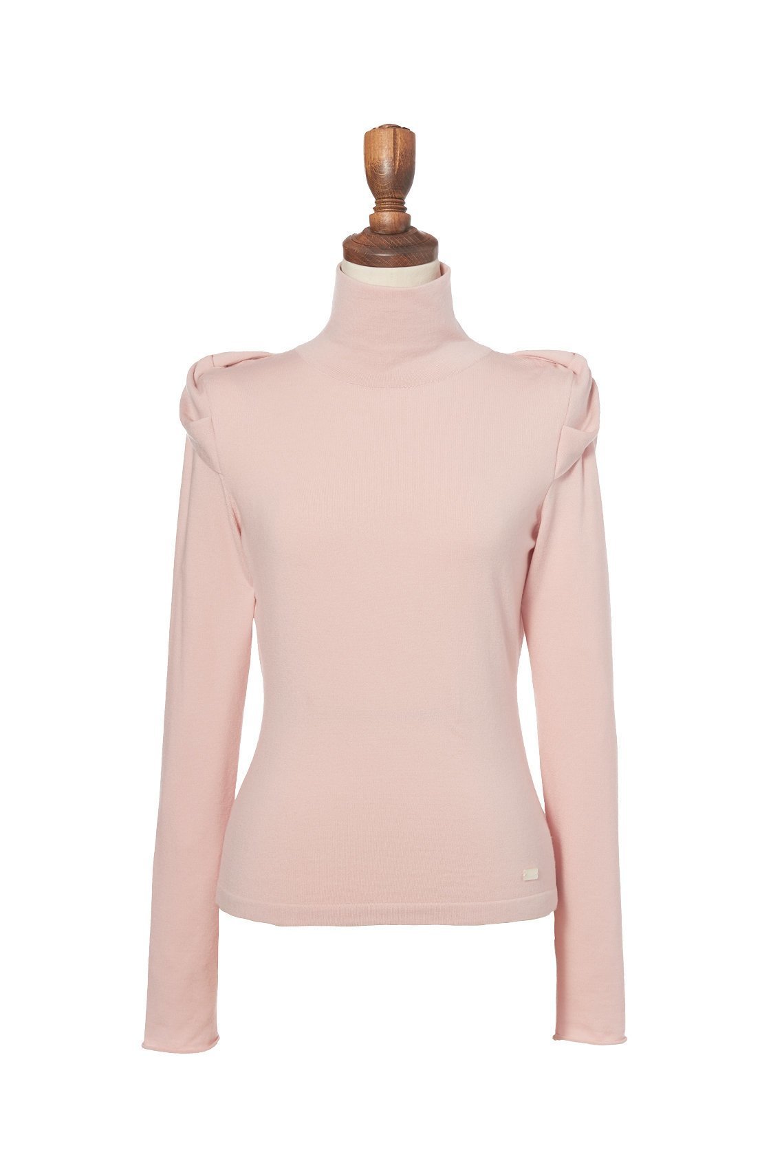 【デイジーリン/DAISY LIN】のRose Shoulder Knit インテリア・キッズ・メンズ・レディースファッション・服の通販 founy(ファニー) 　ファッション　Fashion　レディースファッション　Fashion for Women　トップス・カットソー　Cut & Sew Tops　ニット　Knit Tops & Sweaters　カジュアルプルオーバー・ニットトップス　Pullovers & Knit Tops / Casual Pullovers　エレガント 上品　Elegant　スクエア　Square, Square Shape　ハイネック　High Neck, Mock Neck　フィット　Fit, Slim Fit　人気　Popular, Best Seller　デイジーピンク|ID: prp329100004757748 ipo3291000000035386537