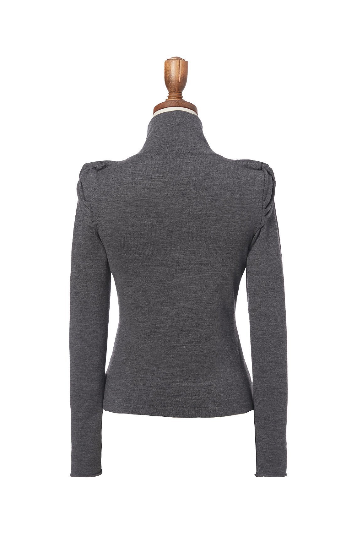 【デイジーリン/DAISY LIN】のRose Shoulder Knit 人気、トレンドファッション・服の通販 founy(ファニー) 　ファッション　Fashion　レディースファッション　Fashion for Women　トップス・カットソー　Cut & Sew Tops　ニット　Knit Tops & Sweaters　カジュアルプルオーバー・ニットトップス　Pullovers & Knit Tops / Casual Pullovers　エレガント 上品　Elegant　スクエア　Square, Square Shape　ハイネック　High Neck, Mock Neck　フィット　Fit, Slim Fit　人気　Popular, Best Seller　other-2|ID: prp329100004757748 ipo3291000000035386540