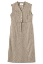 【エストラータ/STRATA】のウールツイードジャンパースカート 人気、トレンドファッション・服の通販 founy(ファニー) ファッション Fashion レディースファッション Fashion for Women スカート Skirts ワンピース Dresses インナー Innerwear コンパクト Compact, Small Size 軽量 Lightweight, Ultra Light チュニック Tunic, Long Top ツイード/ツィード Choker, Choker Necklace ツイル Twist, Twisted Detail バランス Balance, Style Balance フリンジ Fringe, Tassel ロング Long, Long-Length 冬 Winter / This Winter おすすめ Recommended / Our Picks エレガント 上品 Elegant 新作・新入荷 New Arrivals / New In ビジネス 仕事 通勤 Business / Work / Commuting thumbnail ベージュ|ID: prp329100004757763 ipo3291000000034420241