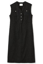 【エストラータ/STRATA】のウールツイードジャンパースカート 人気、トレンドファッション・服の通販 founy(ファニー) ファッション Fashion レディースファッション Fashion for Women スカート Skirts ワンピース Dresses インナー Innerwear コンパクト Compact, Small Size 軽量 Lightweight, Ultra Light チュニック Tunic, Long Top ツイード／ツィード Choker, Choker Necklace ツイル Twist, Twisted Detail バランス Balance, Style Balance フリンジ Fringe, Tassel ロング Long, Long-Length 冬 Winter / This Winter おすすめ Recommended / Our Picks エレガント 上品 Elegant ビジネス 仕事 通勤 Business / Work / Commuting thumbnail ブラック|ID: prp329100004757763 ipo3291000000035386599