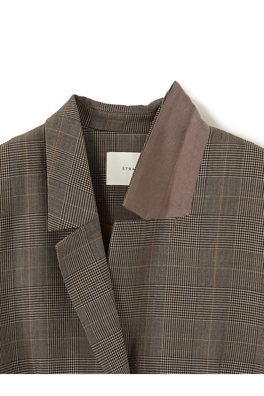 【エストラータ/STRATA】のウールツイルシングルテーラードジレ 人気、トレンドファッション・服の通販 founy(ファニー) 　ファッション　Fashion　レディースファッション　Fashion for Women　アウター　Coat / Outerwear Collection　レディースジャケット・軽アウター　Jackets　インナー　Innerwear　ジャケット　Jacket, Outerwear　ストライプ　Stripe, Striped Pattern　スラックス　Slacks, Dress Pants　セットアップ　Set-Up, Coordinated Outfit　チェック　Check, Plaid, Tartan　ツイル　Twist, Twisted Detail　フロント　Front, Front Design　ベスト　Vest, Waistcoat　ベーシック　Basic, Essential　マニッシュ　Mannish, Boyish　ロング　Long, Long-Length　新作・新入荷　New Arrivals / New In　無地　Plain, Solid Color　other-5|ID: prp329100004757764 ipo3291000000034420264