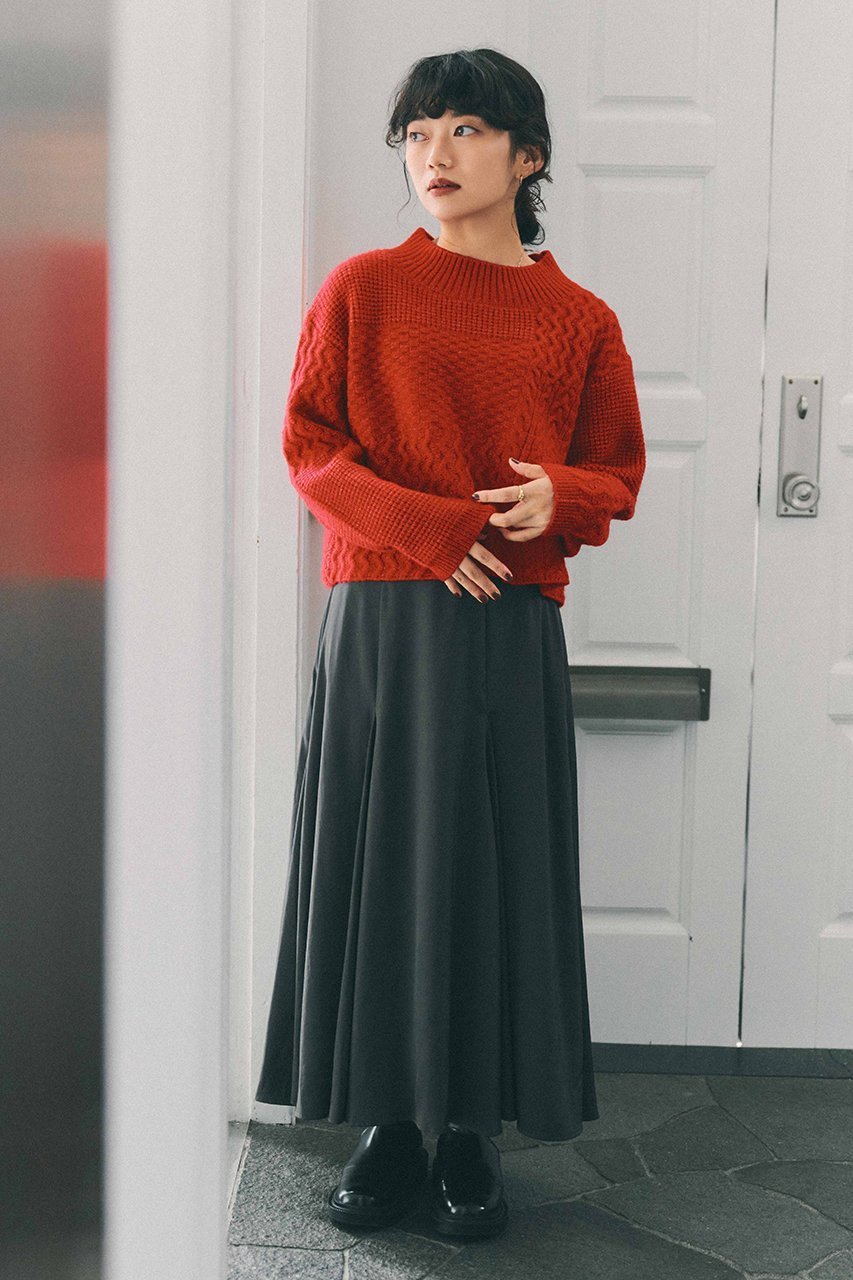 【エストラータ/STRATA】のグロッシーボリュームフレアスカート 人気、トレンドファッション・服の通販 founy(ファニー) 　ファッション　Fashion　レディースファッション　Fashion for Women　スカート　Skirts　Aライン・フレアスカート　A-Line & Flared Skirts　ロングスカート　Long Skirts / Maxi & Midi Skirts　おすすめ　Recommended / Our Picks　なめらか　Smooth, Silky Texture　ギャザー　Gathered, Ruffled　シルク　Silk, 100% Silk　シンプル　Simple, Minimal　スニーカー　Sneakers, Trainers　リラックス　Relax, Relaxed Fit　ロング　Long, Long-Length　エレガント 上品　Elegant　冬　Winter / This Winter　新作・新入荷　New Arrivals / New In　other-2|ID: prp329100004757769 ipo3291000000034420292