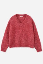 【エストラータ/STRATA】のヴィンテージライクミックスヤーンニット 人気、トレンドファッション・服の通販 founy(ファニー) ファッション Fashion レディースファッション Fashion for Women トップス・カットソー Cut & Sew Tops ニット Knit Tops & Sweaters カジュアルプルオーバー・ニットトップス Pullovers & Knit Tops / Casual Pullovers シンプル Simple, Minimal バランス Balance, Style Balance ミックス Mix, Mixed Style エレガント 上品 Elegant 冬 Winter / This Winter thumbnail レッド|ID: prp329100004757771 ipo3291000000035386606