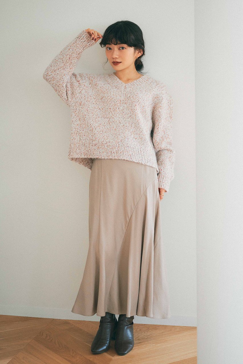 【エストラータ/STRATA】のヴィンテージライクミックスヤーンニット 人気、トレンドファッション・服の通販 founy(ファニー) 　ファッション　Fashion　レディースファッション　Fashion for Women　トップス・カットソー　Cut & Sew Tops　ニット　Knit Tops & Sweaters　カジュアルプルオーバー・ニットトップス　Pullovers & Knit Tops / Casual Pullovers　シンプル　Simple, Minimal　バランス　Balance, Style Balance　ミックス　Mix, Mixed Style　エレガント 上品　Elegant　冬　Winter / This Winter　other-4|ID: prp329100004757771 ipo3291000000035433923