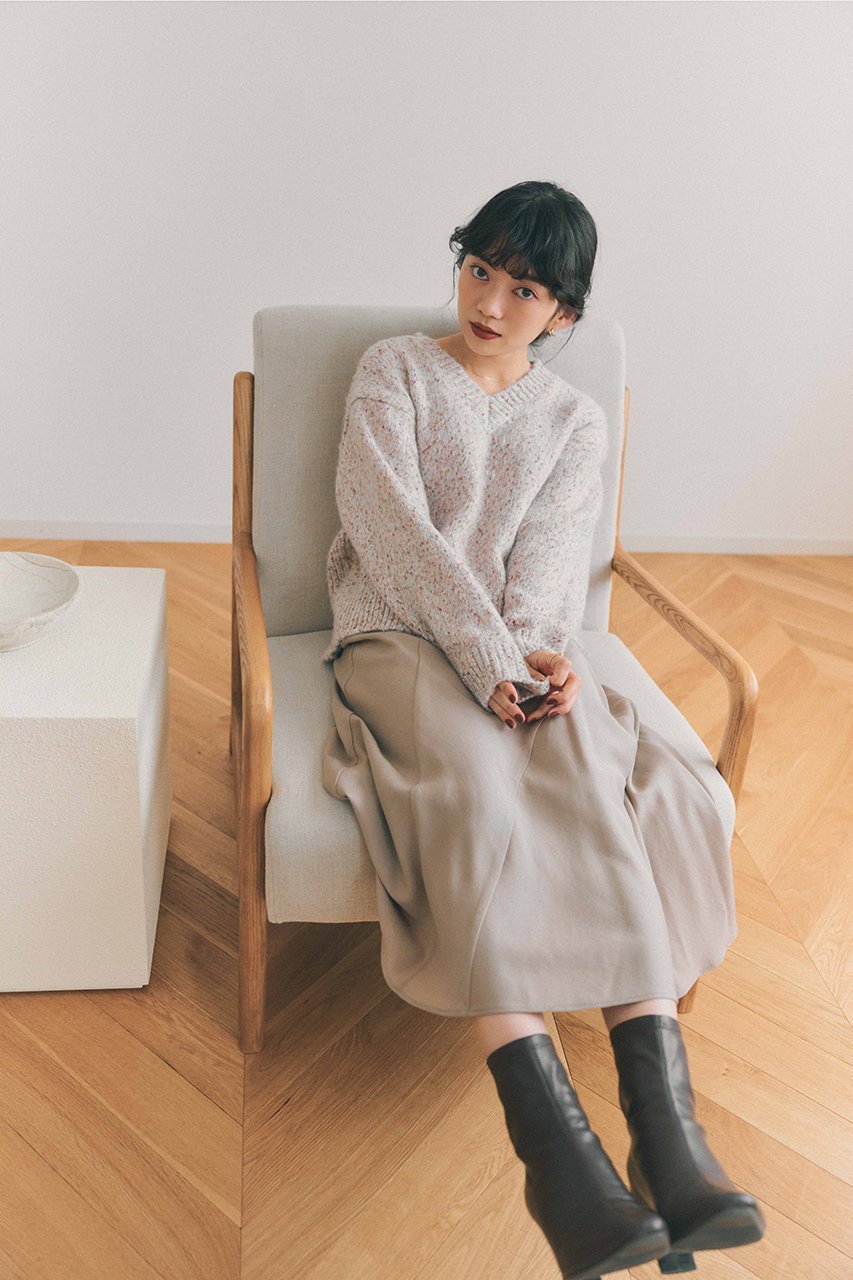 【エストラータ/STRATA】のヴィンテージライクミックスヤーンニット 人気、トレンドファッション・服の通販 founy(ファニー) 　ファッション　Fashion　レディースファッション　Fashion for Women　トップス・カットソー　Cut & Sew Tops　ニット　Knit Tops & Sweaters　カジュアルプルオーバー・ニットトップス　Pullovers & Knit Tops / Casual Pullovers　シンプル　Simple, Minimal　バランス　Balance, Style Balance　ミックス　Mix, Mixed Style　エレガント 上品　Elegant　冬　Winter / This Winter　other-6|ID: prp329100004757771 ipo3291000000035433928