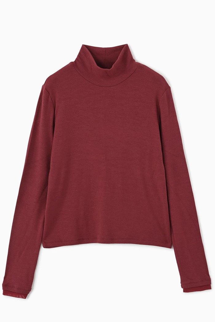 【エストラータ/STRATA】のチュールドッキングウールテレコトップス インテリア・キッズ・メンズ・レディースファッション・服の通販 founy(ファニー) https://founy.com/ ファッション Fashion レディースファッション Fashion for Women トップス・カットソー Cut & Sew Tops シャツ・ブラウス・オフィスカジュアル Elegant Blouses & Button-Ups ロングTシャツ・Tシャツ Longline T-Shirts & Tees カットソー・ベーシックTシャツ Cut-and-Sewn Tops / Stretch Tees & Basics シンプル Simple, Minimal ストレッチ Stretch, Stretchy Fabric スリーブ Sleeve, Long Sleeve / Short Sleeve チュール Tulip, Tulip Motif なめらか Smooth, Silky Texture 人気 Popular, Best Seller バランス Balance, Style Balance フィット Fit, Slim Fit ロング Long, Long-Length |ID: prp329100004757773 ipo3291000000034420316