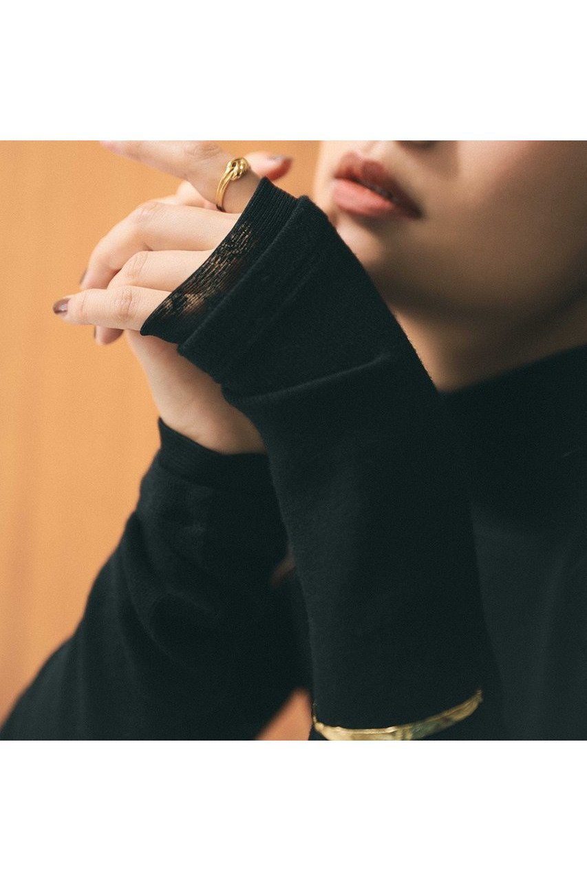 【エストラータ/STRATA】のチュールドッキングウールテレコトップス 人気、トレンドファッション・服の通販 founy(ファニー) 　ファッション　Fashion　レディースファッション　Fashion for Women　トップス・カットソー　Cut & Sew Tops　シャツ・ブラウス・オフィスカジュアル　Elegant Blouses & Button-Ups　ロングTシャツ・Tシャツ　Longline T-Shirts & Tees　カットソー・ベーシックTシャツ　Cut-and-Sewn Tops / Stretch Tees & Basics　シンプル　Simple, Minimal　ストレッチ　Stretch, Stretchy Fabric　スリーブ　Sleeve, Long Sleeve / Short Sleeve　チュール　Tulip, Tulip Motif　なめらか　Smooth, Silky Texture　人気　Popular, Best Seller　バランス　Balance, Style Balance　フィット　Fit, Slim Fit　ロング　Long, Long-Length　新作・新入荷　New Arrivals / New In　other-2|ID: prp329100004757773 ipo3291000000034420320