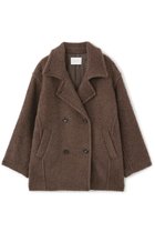 【エストラータ/STRATA】のウールループダブルコート ブラウン|ID: prp329100004757774 ipo3291000000035727513