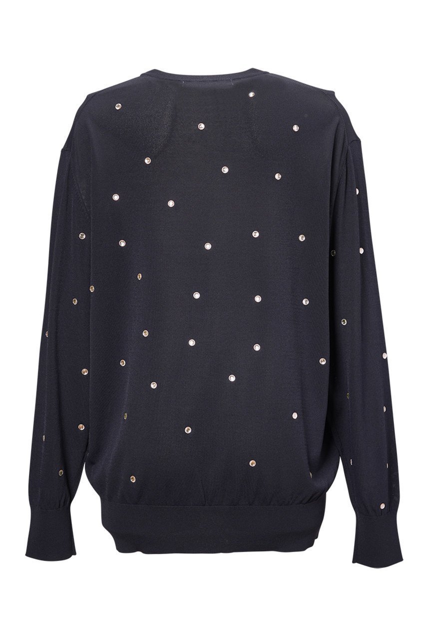 【ボーダーズ アット バルコニー/BORDERS at BALCONY】のホットフィックスニット 人気、トレンドファッション・服の通販 founy(ファニー) 　ファッション　Fashion　レディースファッション　Fashion for Women　トップス・カットソー　Cut & Sew Tops　ニット　Knit Tops & Sweaters　カジュアルプルオーバー・ニットトップス　Pullovers & Knit Tops / Casual Pullovers　エレガント 上品　Elegant　新作・新入荷　New Arrivals / New In　other-2|ID: prp329100004757777 ipo3291000000034420354