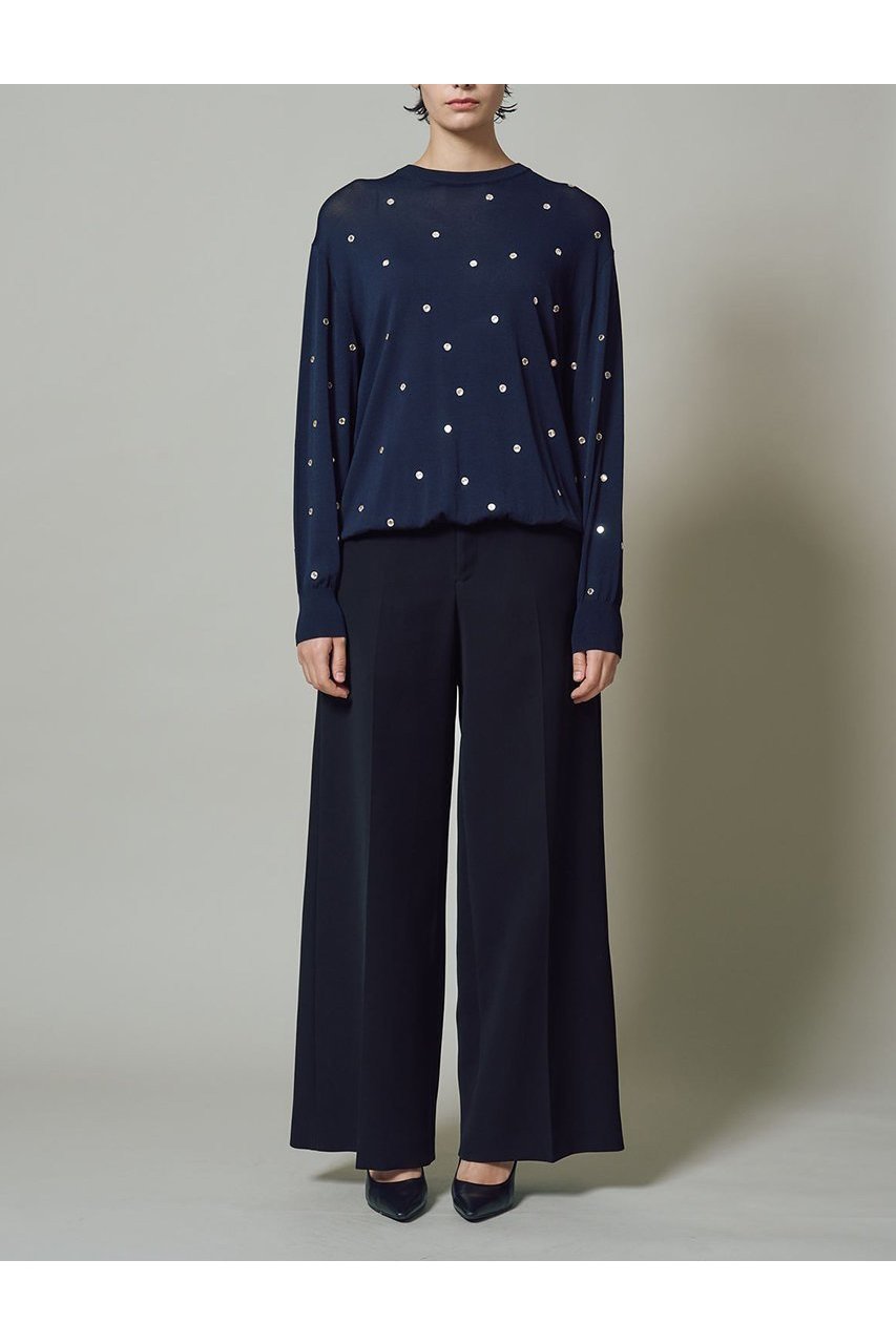 【ボーダーズ アット バルコニー/BORDERS at BALCONY】のホットフィックスニット 人気、トレンドファッション・服の通販 founy(ファニー) 　ファッション　Fashion　レディースファッション　Fashion for Women　トップス・カットソー　Cut & Sew Tops　ニット　Knit Tops & Sweaters　カジュアルプルオーバー・ニットトップス　Pullovers & Knit Tops / Casual Pullovers　エレガント 上品　Elegant　新作・新入荷　New Arrivals / New In　other-4|ID: prp329100004757777 ipo3291000000034420358