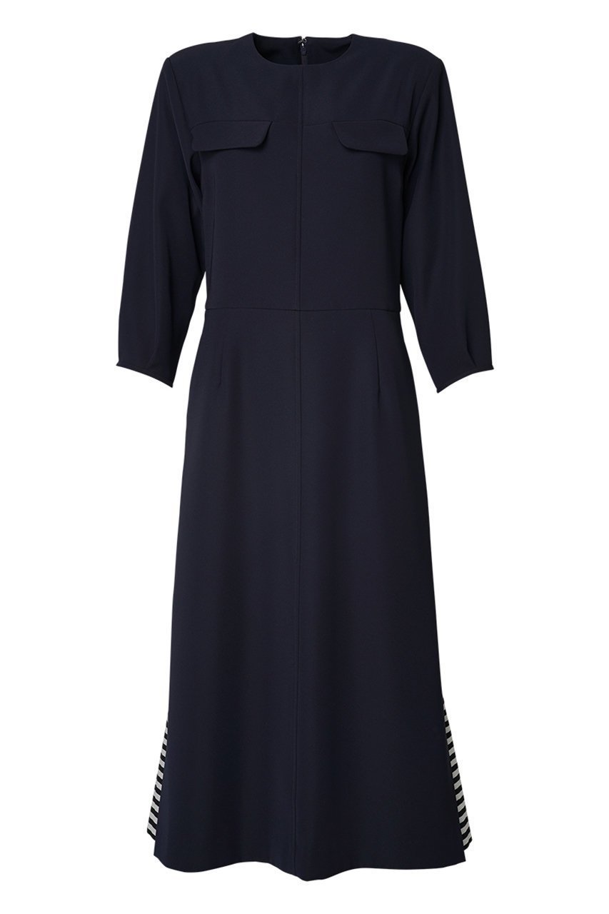 【ボーダーズ アット バルコニー/BORDERS at BALCONY】のサイドボーダードレス インテリア・キッズ・メンズ・レディースファッション・服の通販 founy(ファニー)  ファッション Fashion レディースファッション Fashion for Women ワンピース Dresses フォーマル・パーティードレス・結婚式用ドレス Elegant & Casual Dresses チュニック Tunic Tops & Dresses コレクション Collection, Seasonal Line チュニック Tunic, Long Top ボーダー Border, Stripe モダン Modern, Contemporary ロング Long, Long-Length 定番 Standard, Basic Item 新作・新入荷 New Arrivals / New In ネイビー|ID: prp329100004757779 ipo3291000000034420364