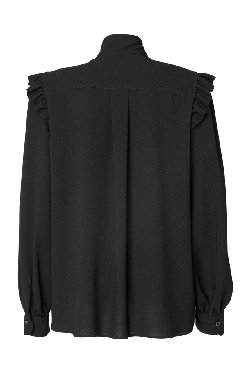 【ボーダーズ アット バルコニー/BORDERS at BALCONY】のボウタイブラウス 人気、トレンドファッション・服の通販 founy(ファニー) 　ファッション　Fashion　レディースファッション　Fashion for Women　トップス・カットソー　Cut & Sew Tops　シャツ・ブラウス・オフィスカジュアル　Elegant Blouses & Button-Ups　おすすめ　Recommended / Our Picks　インナー　Innerwear　スリーブ　Sleeve, Long Sleeve / Short Sleeve　フリル　Frill, Ruffle　リボン　Ribbon, Bow　ロング　Long, Long-Length　エレガント 上品　Elegant　定番　Standard, Basic Item　新作・新入荷　New Arrivals / New In　other-2|ID: prp329100004757781 ipo3291000000034420384