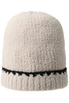 【ベアフット ドリームズ/BAREFOOT DREAMS】のコージーシック リブ ブランケットステッチ ビーニー アイボリー|ID: prp329100004757794 ipo3291000000035836954