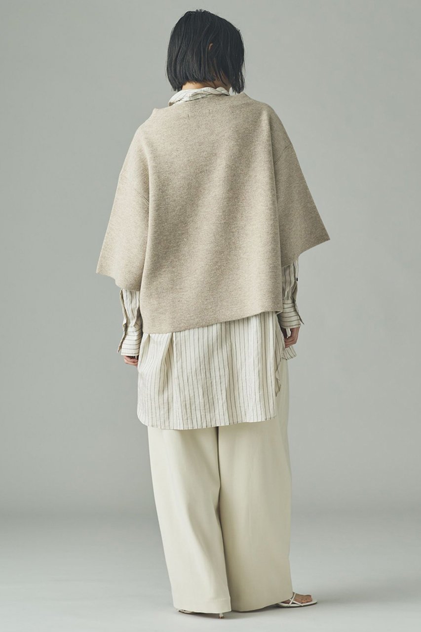 【カレンソロジー/Curensology】のダブルフェイスニットプルオーバー 人気、トレンドファッション・服の通販 founy(ファニー) 　ファッション　Fashion　レディースファッション　Fashion for Women　トップス・カットソー　Cut & Sew Tops　ニット　Knit Tops & Sweaters　カジュアルプルオーバー・ニットトップス　Pullovers & Knit Tops / Casual Pullovers　おすすめ　Recommended / Our Picks　インナー　Innerwear　ボックス　Boxy, Box Shape　新作・新入荷　New Arrivals / New In　other-6|ID: prp329100004757822 ipo3291000000034420630