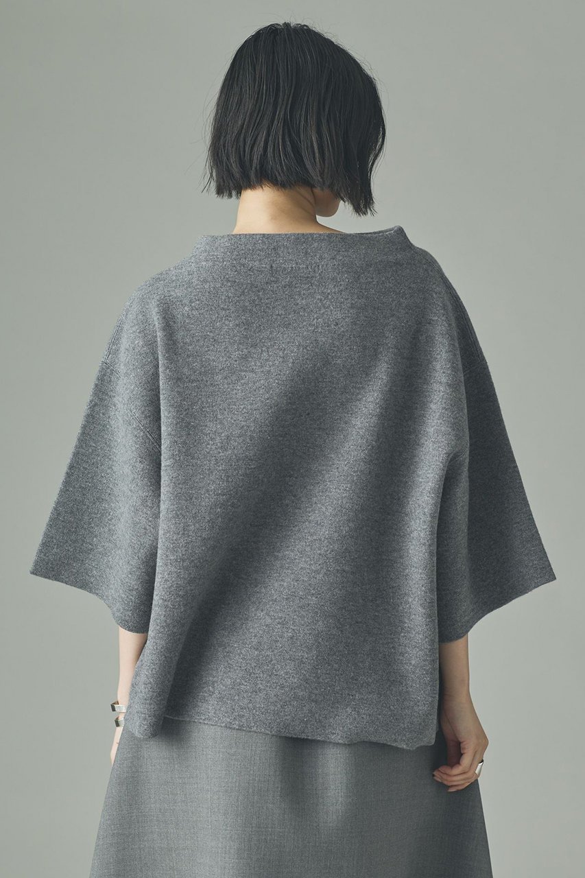 【カレンソロジー/Curensology】のダブルフェイスニットプルオーバー 人気、トレンドファッション・服の通販 founy(ファニー) 　ファッション　Fashion　レディースファッション　Fashion for Women　トップス・カットソー　Cut & Sew Tops　ニット　Knit Tops & Sweaters　カジュアルプルオーバー・ニットトップス　Pullovers & Knit Tops / Casual Pullovers　おすすめ　Recommended / Our Picks　インナー　Innerwear　ボックス　Boxy, Box Shape　other-3|ID: prp329100004757822 ipo3291000000035433937