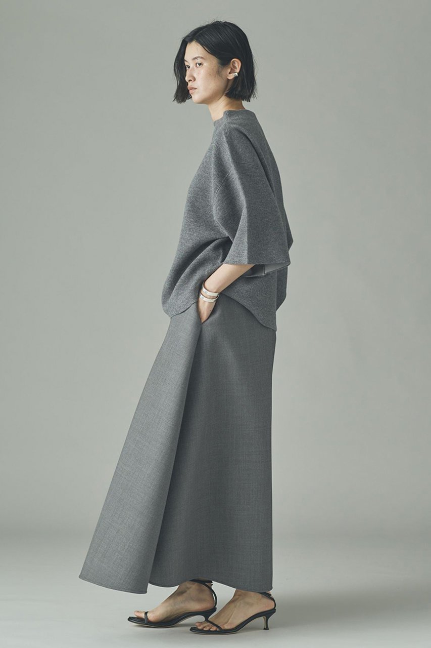 【カレンソロジー/Curensology】のダブルフェイスニットプルオーバー 人気、トレンドファッション・服の通販 founy(ファニー) 　ファッション　Fashion　レディースファッション　Fashion for Women　トップス・カットソー　Cut & Sew Tops　ニット　Knit Tops & Sweaters　カジュアルプルオーバー・ニットトップス　Pullovers & Knit Tops / Casual Pullovers　おすすめ　Recommended / Our Picks　インナー　Innerwear　ボックス　Boxy, Box Shape　other-5|ID: prp329100004757822 ipo3291000000035433942