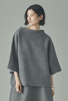 【カレンソロジー/Curensology】のダブルフェイスニットプルオーバー グレー|ID: prp329100004757822 ipo3291000000035837048