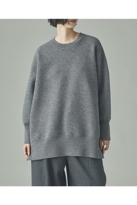 【カレンソロジー/Curensology】 ダブルフェイスロングニットプルオーバー人気、トレンドファッション・服の通販 founy(ファニー) ファッション Fashion レディースファッション Fashion for Women トップス・カットソー Cut & Sew Tops ニット Knit Tops & Sweaters カジュアルプルオーバー・ニットトップス Pullovers & Knit Tops / Casual Pullovers スリット Slit, Slit Detail チュニック Tunic, Long Top バランス Balance, Style Balance フォルム Silhouette, Form リラックス Relax, Relaxed Fit エレガント 上品 Elegant 新作・新入荷 New Arrivals / New In |ID:prp329100004757823