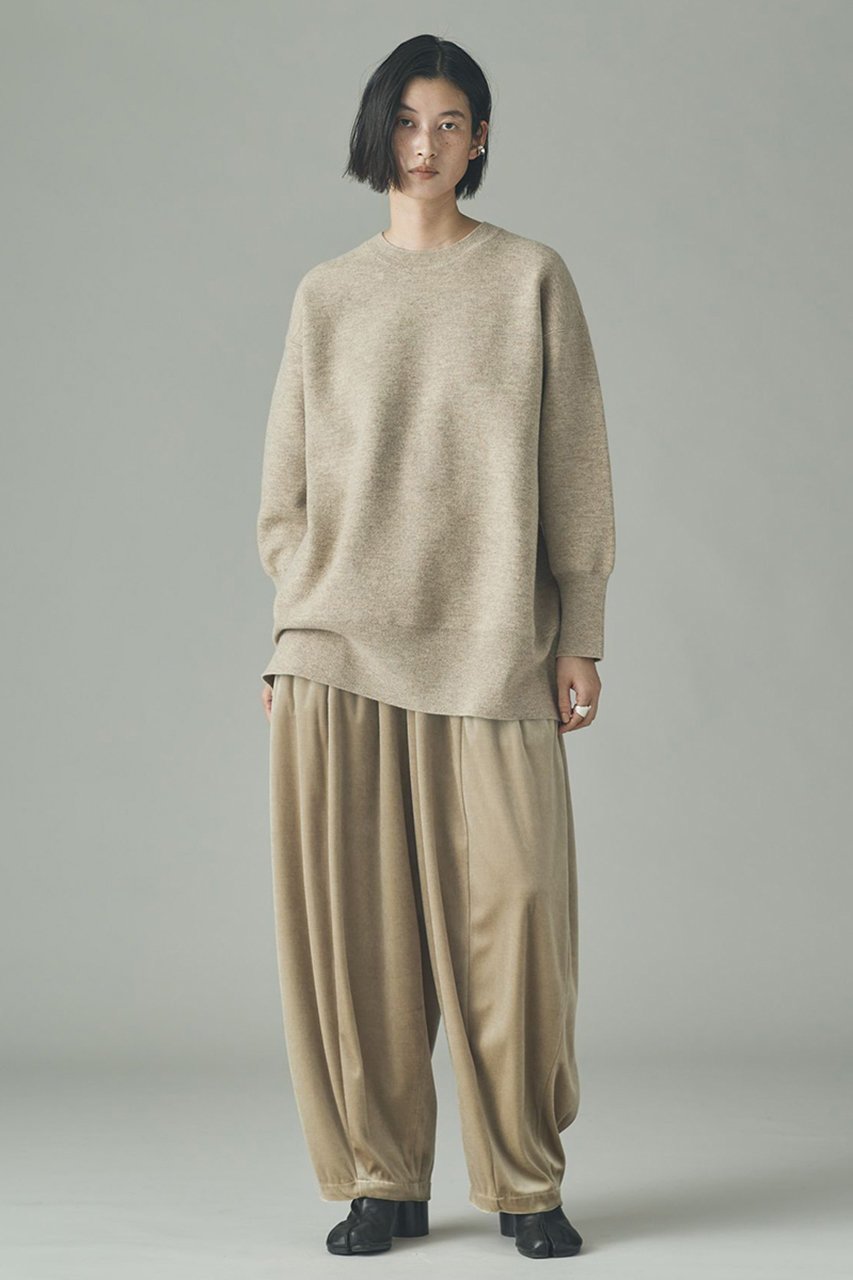 【カレンソロジー/Curensology】のダブルフェイスロングニットプルオーバー 人気、トレンドファッション・服の通販 founy(ファニー) 　ファッション　Fashion　レディースファッション　Fashion for Women　トップス・カットソー　Cut & Sew Tops　ニット　Knit Tops & Sweaters　カジュアルプルオーバー・ニットトップス　Pullovers & Knit Tops / Casual Pullovers　スリット　Slit, Slit Detail　チュニック　Tunic, Long Top　バランス　Balance, Style Balance　フォルム　Silhouette, Form　リラックス　Relax, Relaxed Fit　エレガント 上品　Elegant　新作・新入荷　New Arrivals / New In　other-5|ID: prp329100004757823 ipo3291000000034420637