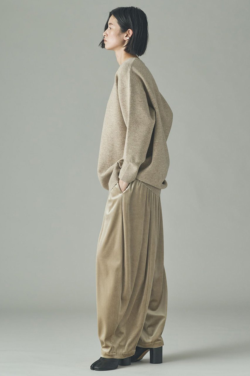 【カレンソロジー/Curensology】のダブルフェイスロングニットプルオーバー 人気、トレンドファッション・服の通販 founy(ファニー) 　ファッション　Fashion　レディースファッション　Fashion for Women　トップス・カットソー　Cut & Sew Tops　ニット　Knit Tops & Sweaters　カジュアルプルオーバー・ニットトップス　Pullovers & Knit Tops / Casual Pullovers　スリット　Slit, Slit Detail　チュニック　Tunic, Long Top　バランス　Balance, Style Balance　フォルム　Silhouette, Form　リラックス　Relax, Relaxed Fit　エレガント 上品　Elegant　新作・新入荷　New Arrivals / New In　other-6|ID: prp329100004757823 ipo3291000000034420638