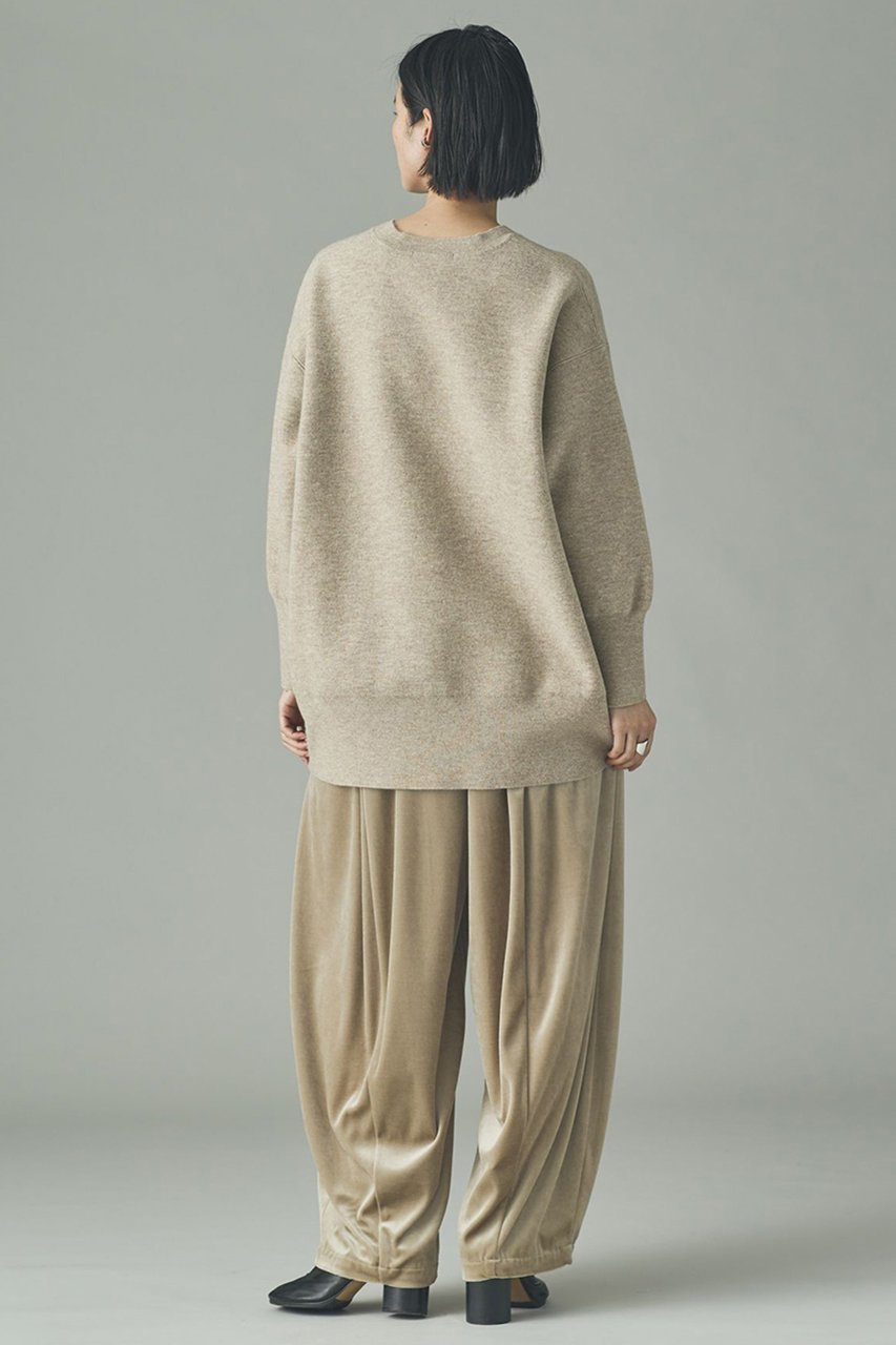 【カレンソロジー/Curensology】のダブルフェイスロングニットプルオーバー 人気、トレンドファッション・服の通販 founy(ファニー) 　ファッション　Fashion　レディースファッション　Fashion for Women　トップス・カットソー　Cut & Sew Tops　ニット　Knit Tops & Sweaters　カジュアルプルオーバー・ニットトップス　Pullovers & Knit Tops / Casual Pullovers　スリット　Slit, Slit Detail　チュニック　Tunic, Long Top　バランス　Balance, Style Balance　フォルム　Silhouette, Form　リラックス　Relax, Relaxed Fit　エレガント 上品　Elegant　新作・新入荷　New Arrivals / New In　other-7|ID: prp329100004757823 ipo3291000000034420639