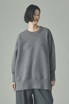【カレンソロジー/Curensology】のダブルフェイスロングニットプルオーバー グレー|ID: prp329100004757823 ipo3291000000035386743
