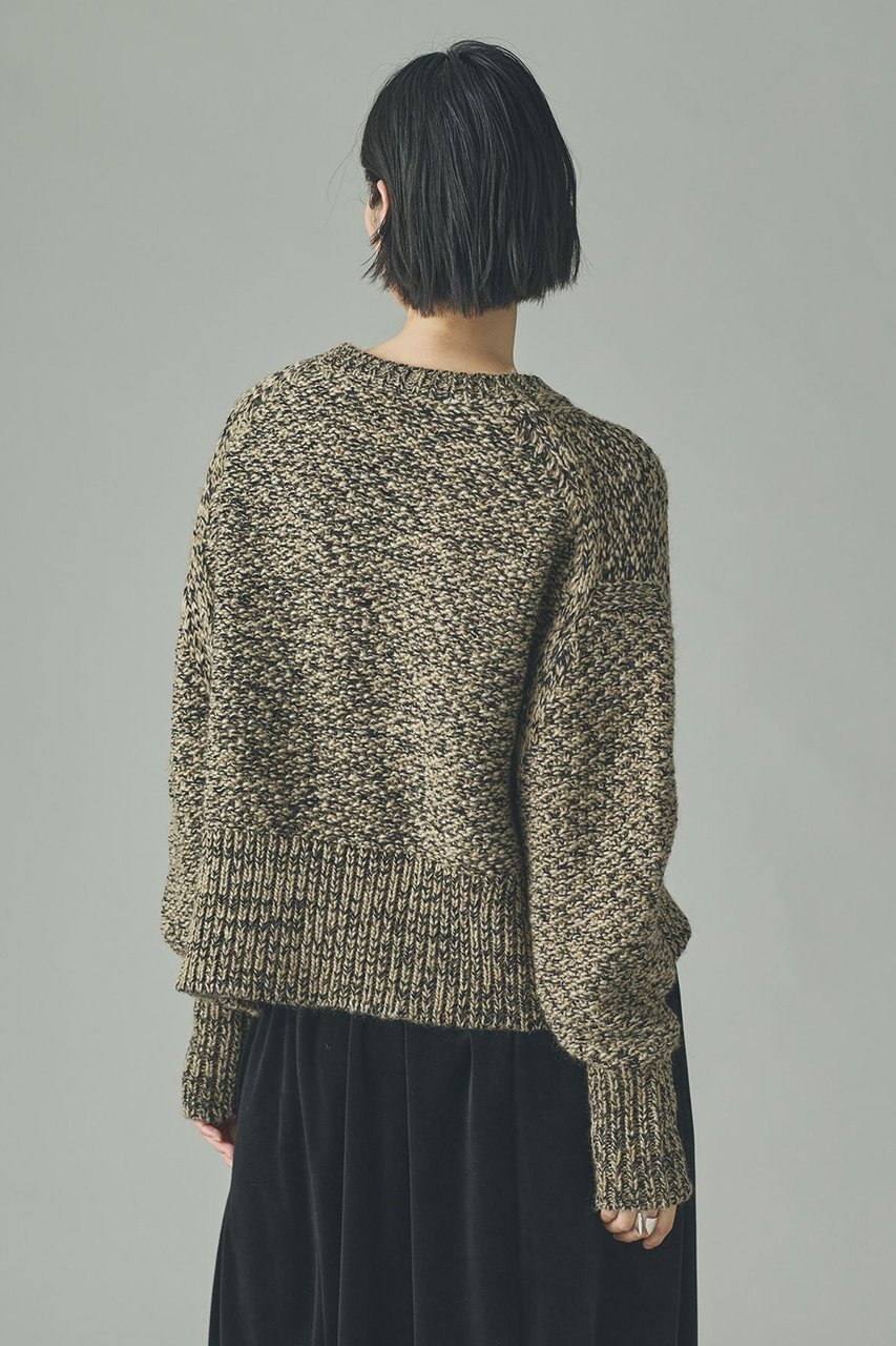 【カレンソロジー/Curensology】のカノコアミMIXニットプルオーバー 人気、トレンドファッション・服の通販 founy(ファニー) 　ファッション　Fashion　レディースファッション　Fashion for Women　トップス・カットソー　Cut & Sew Tops　ニット　Knit Tops & Sweaters　カジュアルプルオーバー・ニットトップス　Pullovers & Knit Tops / Casual Pullovers　シンプル　Simple, Minimal　フレア　Flare, Flared　マフラー　Scarf, Muffler　新作・新入荷　New Arrivals / New In　other-4|ID: prp329100004757824 ipo3291000000034420647