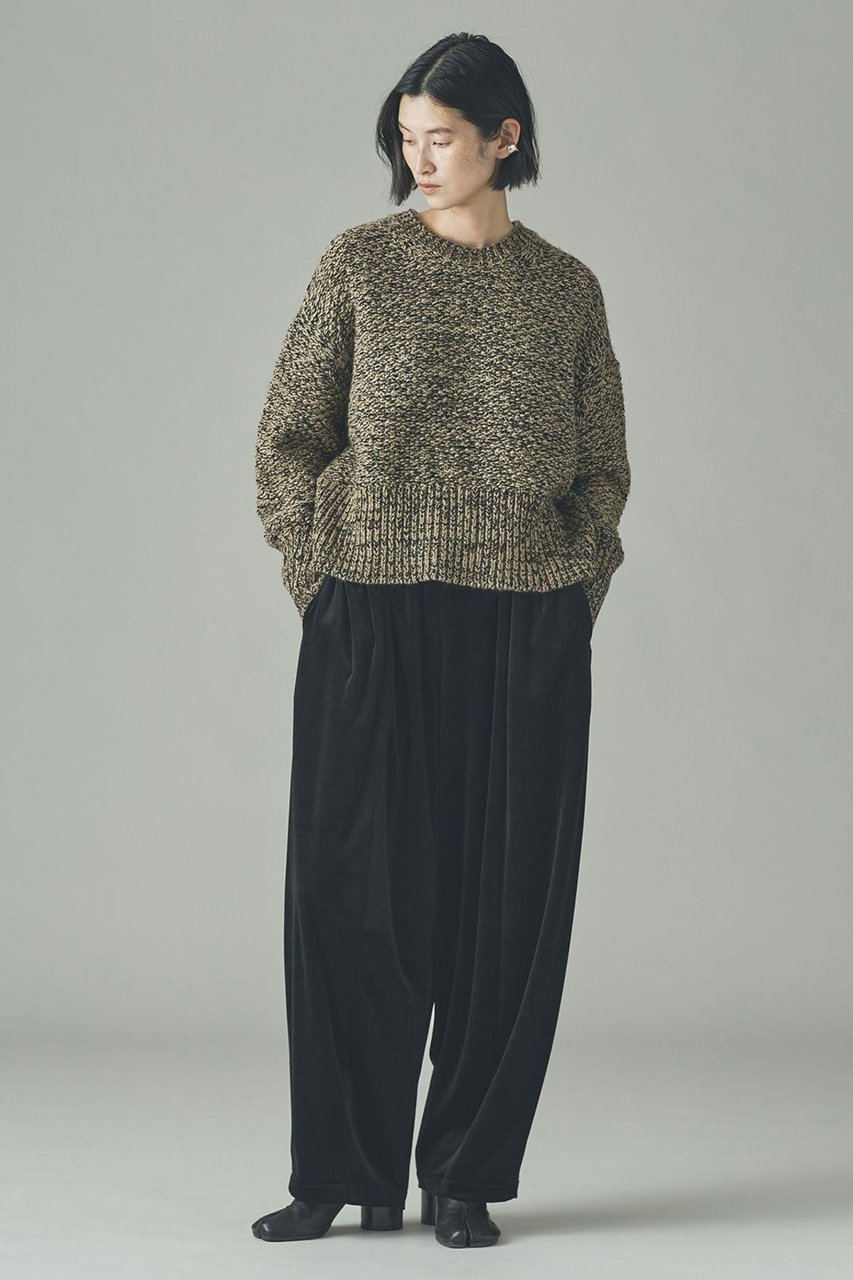 【カレンソロジー/Curensology】のカノコアミMIXニットプルオーバー 人気、トレンドファッション・服の通販 founy(ファニー) 　ファッション　Fashion　レディースファッション　Fashion for Women　トップス・カットソー　Cut & Sew Tops　ニット　Knit Tops & Sweaters　カジュアルプルオーバー・ニットトップス　Pullovers & Knit Tops / Casual Pullovers　シンプル　Simple, Minimal　フレア　Flare, Flared　マフラー　Scarf, Muffler　新作・新入荷　New Arrivals / New In　other-5|ID: prp329100004757824 ipo3291000000034420648