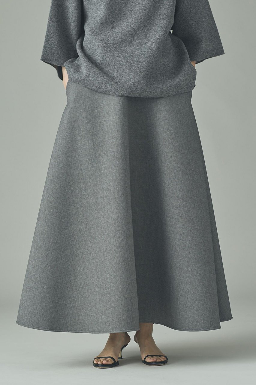 【カレンソロジー/Curensology】のウールボンディングフレアスカート 人気、トレンドファッション・服の通販 founy(ファニー) 　ファッション　Fashion　レディースファッション　Fashion for Women　スカート　Skirts　Aライン・フレアスカート　A-Line & Flared Skirts　ロングスカート　Long Skirts / Maxi & Midi Skirts　おすすめ　Recommended / Our Picks　エレガント 上品　Elegant　フレア　Flare, Flared　ボンディング　Bonding, Bonded Fabric　ロング　Long, Long-Length　新作・新入荷　New Arrivals / New In　other-2|ID: prp329100004757828 ipo3291000000034420683