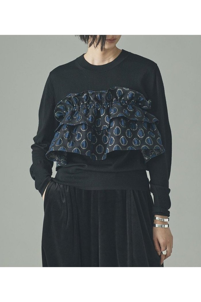 【カレンソロジー/Curensology】の〈C.S.G〉サークルドットビスチェ インテリア・キッズ・メンズ・レディースファッション・服の通販 founy(ファニー) https://founy.com/ ファッション Fashion レディースファッション Fashion for Women トップス・カットソー Cut & Sew Tops キャミソール&ノースリーブ Camisoles & Sleeveless Tops シャツ・ブラウス・オフィスカジュアル Elegant Blouses & Button-Ups ロングTシャツ・Tシャツ Longline T-Shirts & Tees カットソー・ベーシックTシャツ Cut-and-Sewn Tops / Stretch Tees & Basics ビスチェ Bustiers & Corset Tops / Layered Bustier Style キャミソール Camisole, Spaghetti Strap Top ギャザー Gathered, Ruffled ジャカード／ジャガード Jacquard, Woven Pattern タンク Tank Top, Sleeveless Top タートルネック Turtleneck, High Neck デニム Denim, Jeans Material ドット Polka Dot, Dot Pattern フリル Frill, Ruffle ボトム Bottoms, Lower Wear |ID: prp329100004757830 ipo3291000000034420700