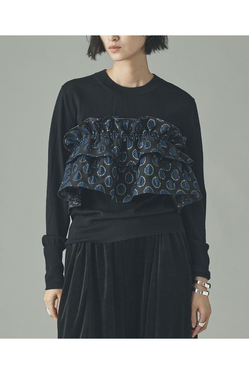 【カレンソロジー/Curensology】の〈C.S.G〉サークルドットビスチェ 人気、トレンドファッション・服の通販 founy(ファニー) 　ファッション　Fashion　レディースファッション　Fashion for Women　トップス・カットソー　Cut & Sew Tops　キャミソール&ノースリーブ　Camisoles & Sleeveless Tops　シャツ・ブラウス・オフィスカジュアル　Elegant Blouses & Button-Ups　ロングTシャツ・Tシャツ　Longline T-Shirts & Tees　カットソー・ベーシックTシャツ　Cut-and-Sewn Tops / Stretch Tees & Basics　ビスチェ　Bustiers & Corset Tops / Layered Bustier Style　キャミソール　Camisole, Spaghetti Strap Top　ギャザー　Gathered, Ruffled　ジャカード／ジャガード　Jacquard, Woven Pattern　タンク　Tank Top, Sleeveless Top　タートルネック　Turtleneck, High Neck　デニム　Denim, Jeans Material　ドット　Polka Dot, Dot Pattern　フリル　Frill, Ruffle　ボトム　Bottoms, Lower Wear　新作・新入荷　New Arrivals / New In　other-2|ID: prp329100004757830 ipo3291000000034420702