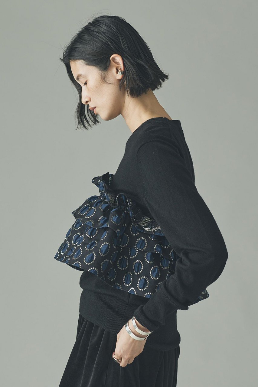 【カレンソロジー/Curensology】の〈C.S.G〉サークルドットビスチェ 人気、トレンドファッション・服の通販 founy(ファニー) 　ファッション　Fashion　レディースファッション　Fashion for Women　トップス・カットソー　Cut & Sew Tops　キャミソール&ノースリーブ　Camisoles & Sleeveless Tops　シャツ・ブラウス・オフィスカジュアル　Elegant Blouses & Button-Ups　ロングTシャツ・Tシャツ　Longline T-Shirts & Tees　カットソー・ベーシックTシャツ　Cut-and-Sewn Tops / Stretch Tees & Basics　ビスチェ　Bustiers & Corset Tops / Layered Bustier Style　キャミソール　Camisole, Spaghetti Strap Top　ギャザー　Gathered, Ruffled　ジャカード／ジャガード　Jacquard, Woven Pattern　タンク　Tank Top, Sleeveless Top　タートルネック　Turtleneck, High Neck　デニム　Denim, Jeans Material　ドット　Polka Dot, Dot Pattern　フリル　Frill, Ruffle　ボトム　Bottoms, Lower Wear　other-3|ID: prp329100004757830 ipo3291000000035972997